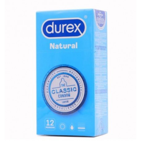 DUREX NATURAL PLUS 12 U