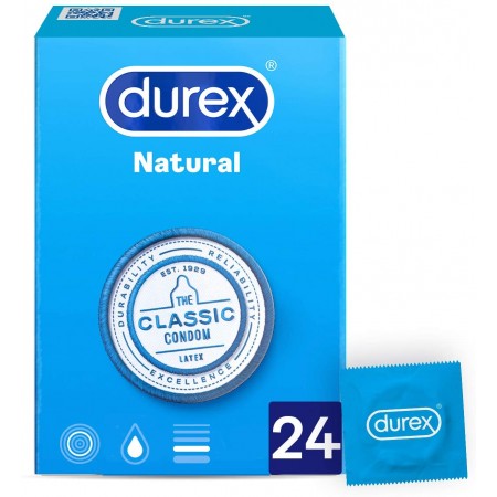 DUREX NATURAL PLUS 24 U