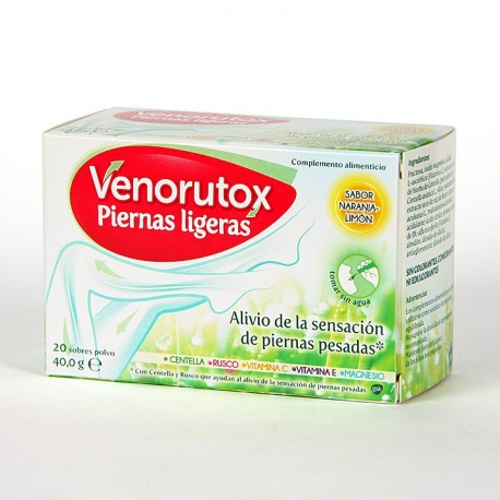 VENORUTOX PIERNAS LIGERAS 20 SOB