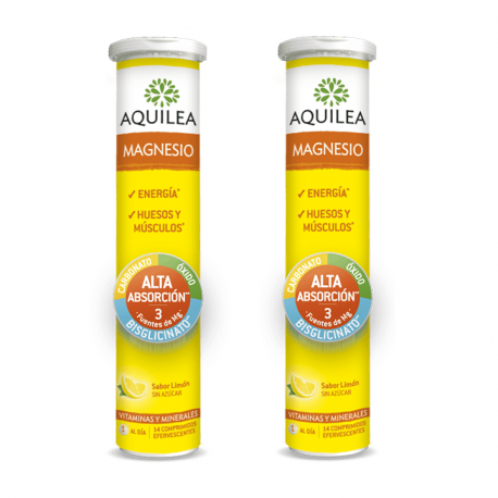 AQUILEA MAGNESIO EFERV 300 MG LIMON 2X14 COMP