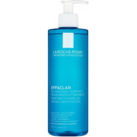 LA ROCHE POSAY EFFACLAR GEL LIMPIADOR PURIFICANTE LRP 400 ML