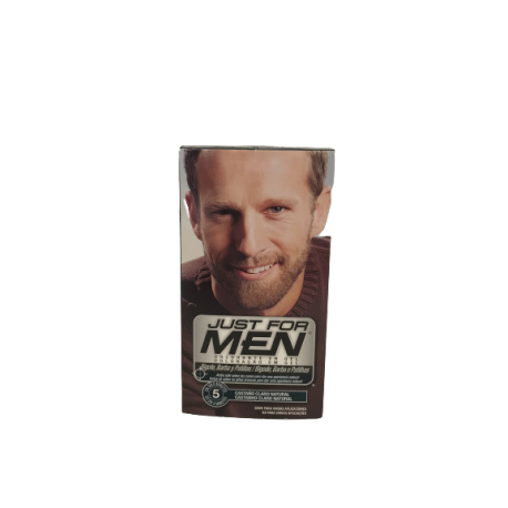 JUST FOR MEN BIGOTE BARBA Y PATILLAS CASTAÑO