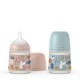 BIBERON TETINA SILICONA FISIOLOGICA SUAVINEX FLUJO L 150 ML