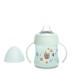 BIBERON SILICONA SUAVINEX ENTRENA 150 ML CON ASAS DE COLORES +4M