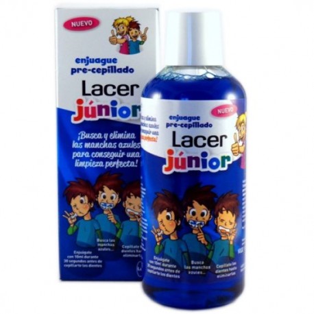 LACER ENJUAGUE PRE CEPILLADO JUNIOR 500 ML