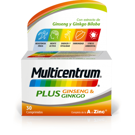 MULTICENTRUM PLUS GINSENG & GINKGO 30 COMP