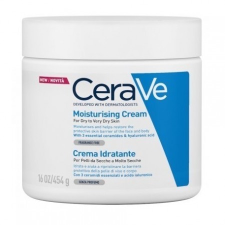 CERAVE CREMA HIDRATANTE PIEL SECA 1 ENVASE 454 G