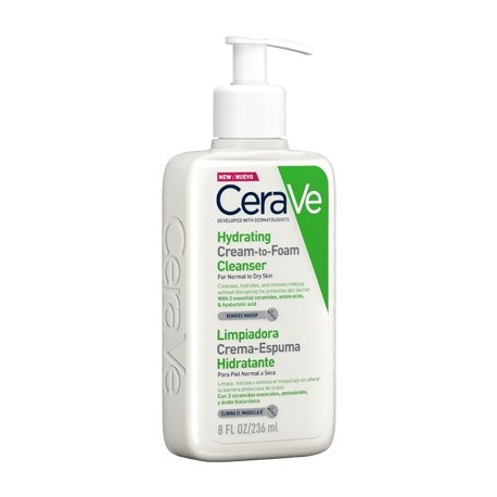 CERAVE LIMPIADOR CREMA HIDRATANTE ESPUMOSA 1 ENVASE 15 ML