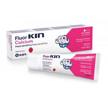FLUOR KIN CALCIO PASTA FRESA 75 ML