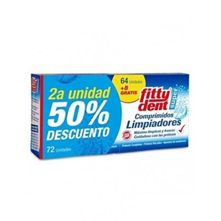 FITTYDENT COMP LIMPIADORES 64 U + 8 U 1 + 1-50%