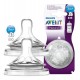 TETINA AVENT 3 AGUJ FLUJO MEDIO 3M+ 2U 633/27
