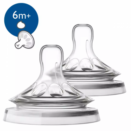 TETINA AVENT NATURAL CEREALES+ 6 M 2 U SCF046/27