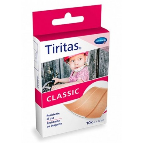 TIRITAS CLASSIC HARTMANN 6M X 10 CM PRECORT 10 U