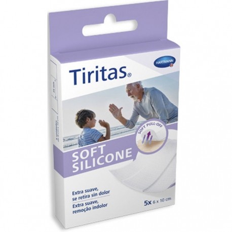 TIRITAS HARTMANN SOFT SILICONE 6 X 10 CM 5 U