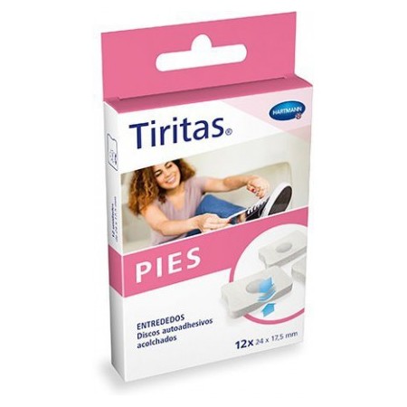 TIRITAS HARTMANN PIES ENTREDEDOS 12 U