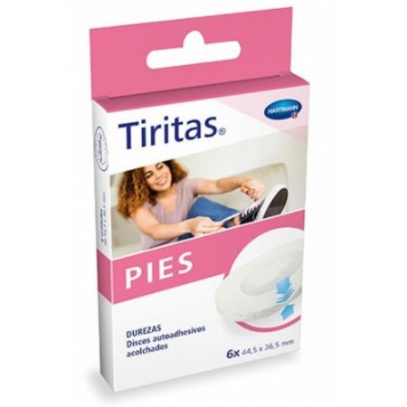 TIRITAS HARTMANN PIES DUREZAS 6 U